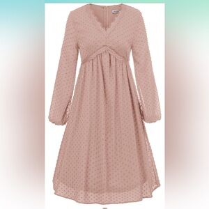 Jasambac Women’s Swiss Dot Dress Size Medium